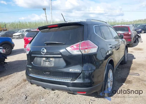 2016 Nissan Rogue Sv from USA, damaged, VIN KNMAT2MV8GP599003